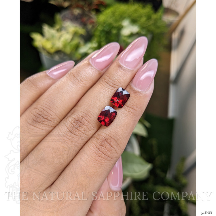 5.28 Ct.Tw. Garnet Pair from Ceylon (Sri Lanka)