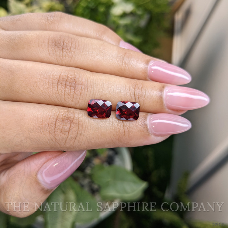 5.28 Ct.Tw. Garnet Pair from Ceylon (Sri Lanka)