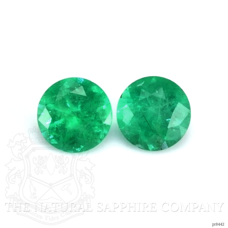 0.64 Ct.Tw. Emerald Pair from Madagascar