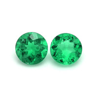 0.67 Ct.Tw.Total Carat Weight Emerald Pair from Madagascar Video