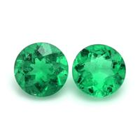 0.67 Ct.Tw.Total Carat Weight Emerald Pair from Madagascar Video