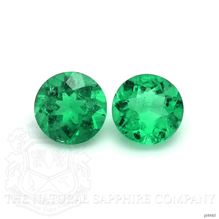 0.67 Ct.Tw. Emerald Pair from Madagascar