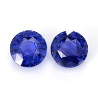 6.07&nbsp;Ct.Tw.Total Carat Weight Blue Sapphire Pair from Ceylon (Sri Lanka) Video