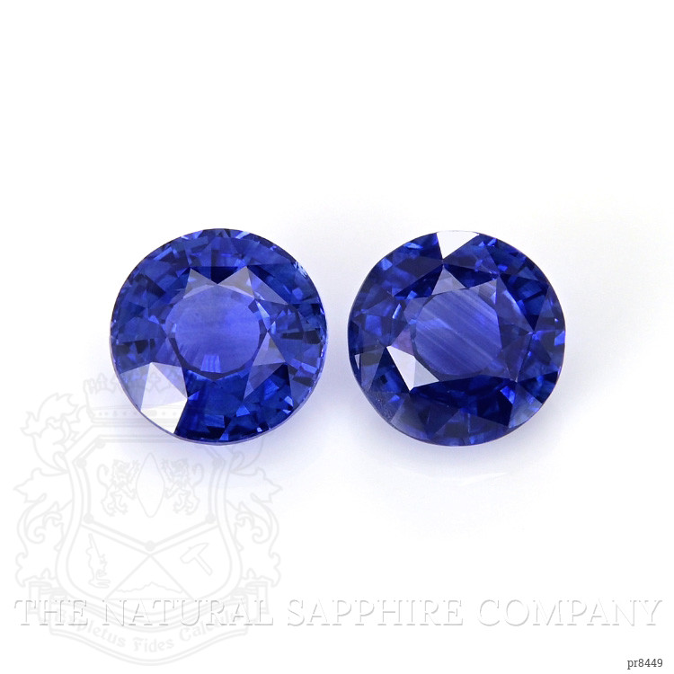 6.07 Ct.Tw. Blue Sapphire Pair from Ceylon (Sri Lanka)