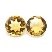 9.89&nbsp;Ct.Tw.Total Carat Weight Citrine Pair from Brazil Video