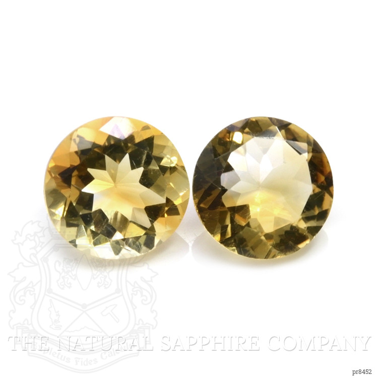 9.46 Ct.Tw. Citrine Pair from Brazil
