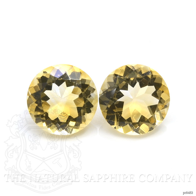 10.67 Ct.Tw. Citrine Pair from Brazil