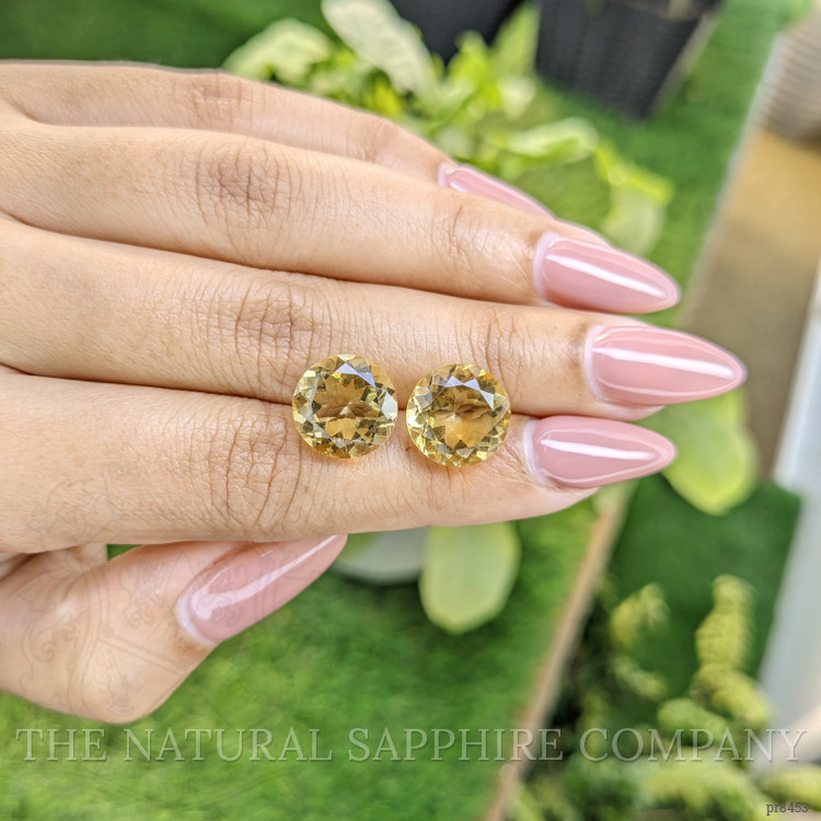 10.67 Ct.Tw. Citrine Pair from Brazil