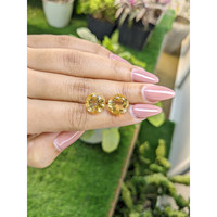 10.19&nbsp;Ct.Tw.Total Carat Weight Citrine Pair from Brazil Life Style