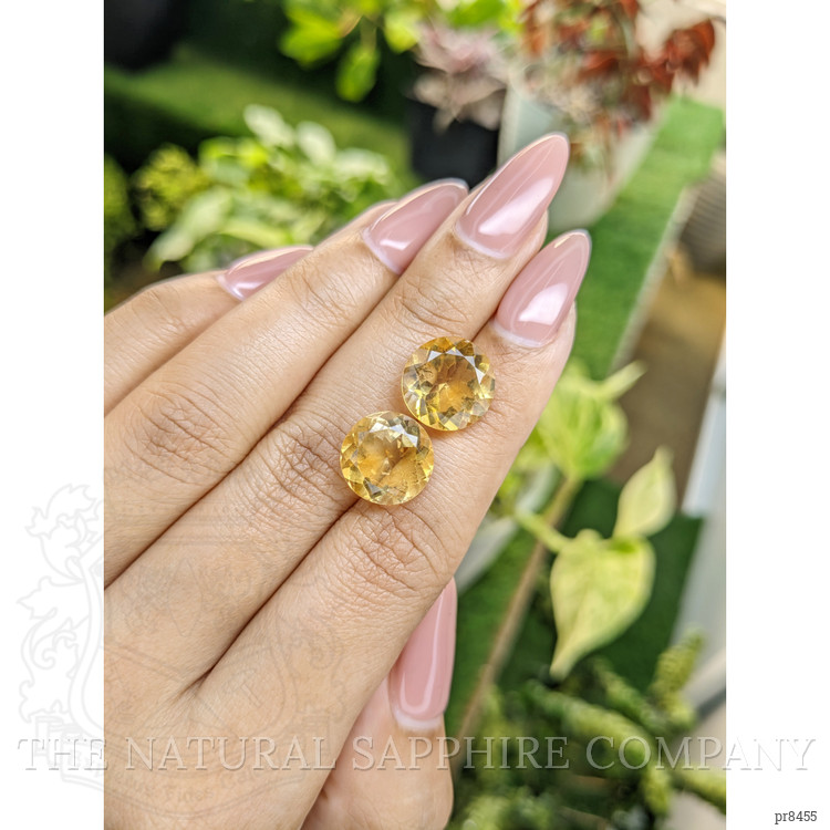 10.73 Ct.Tw. Citrine Pair from Brazil