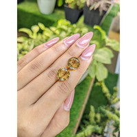 8.49&nbsp;Ct.Tw.Total Carat Weight Citrine Pair from Brazil Life Style