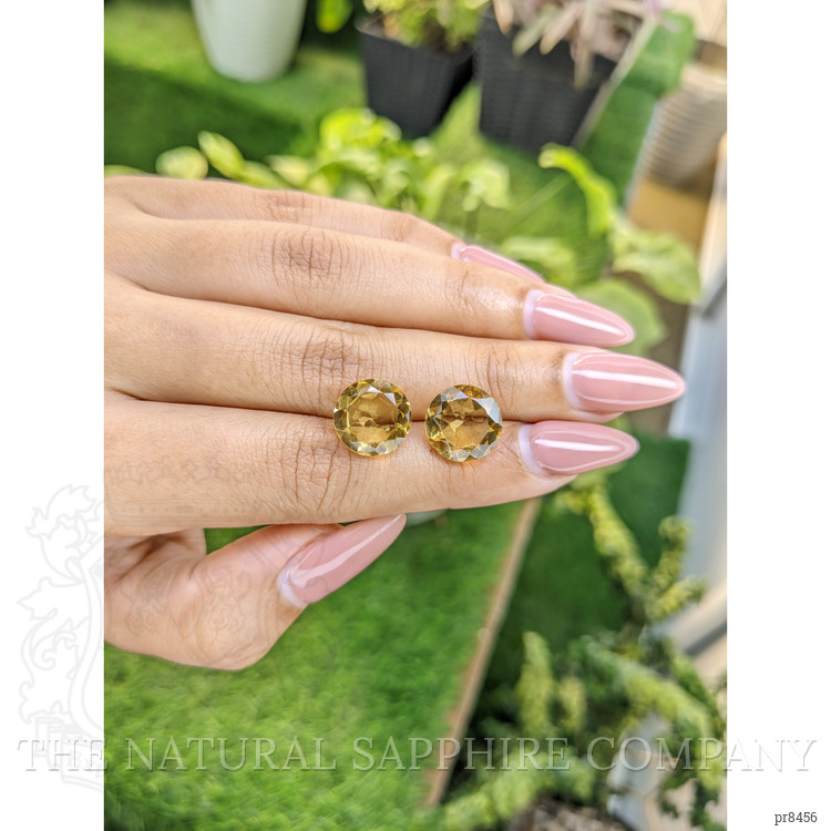 8.49 Ct.Tw. Citrine Pair from Brazil
