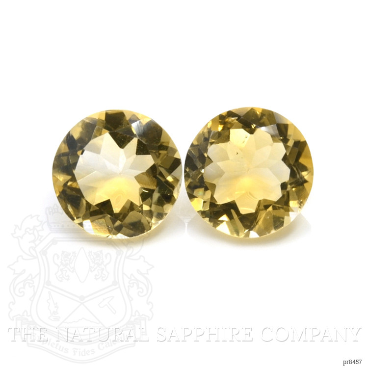 9.45 Ct.Tw. Citrine Pair from Brazil