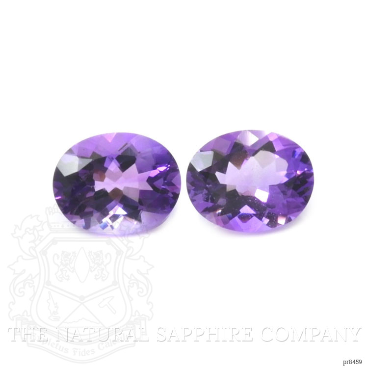 4.33 Ct.Tw. Amethyst Pair from Africa