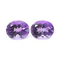 4.39&nbsp;Ct.Tw.Total Carat Weight Amethyst Pair from Africa Video
