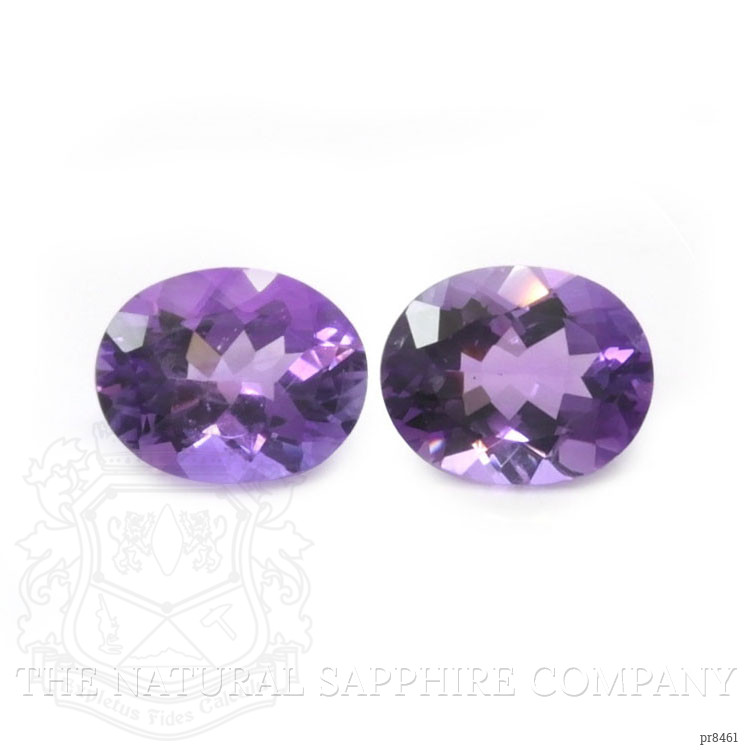 4.45 Ct.Tw. Amethyst Pair from Africa