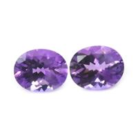 4.27&nbsp;Ct.Tw.Total Carat Weight Amethyst Pair from Africa Video