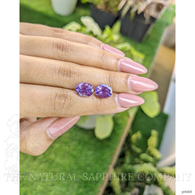 4.27 Ct.Tw. Amethyst Pair from Africa