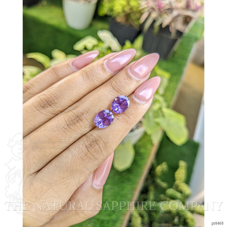 4.27 Ct.Tw. Amethyst Pair from Africa
