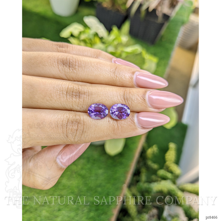 4.52 Ct.Tw. Amethyst Pair from Africa