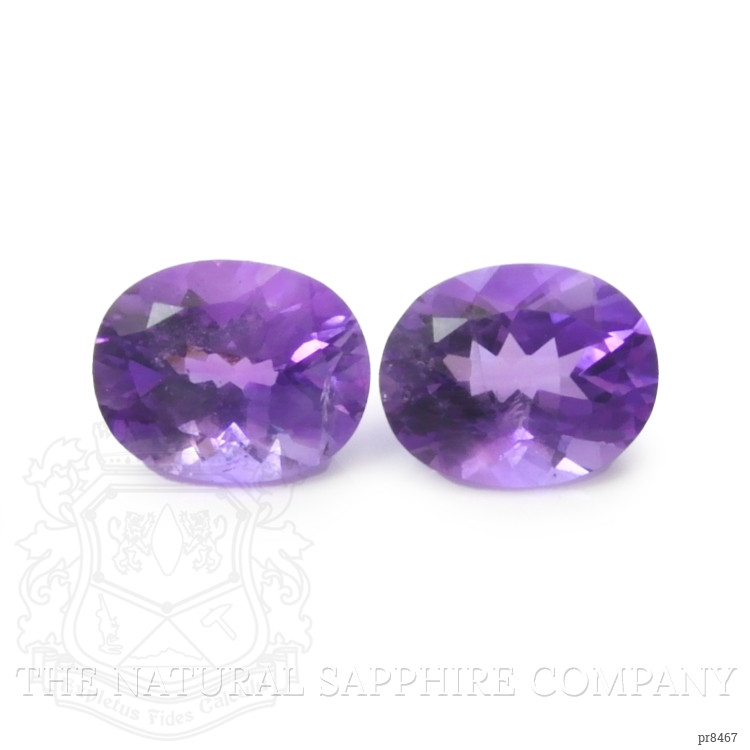 4.69 Ct.Tw. Amethyst Pair from Africa