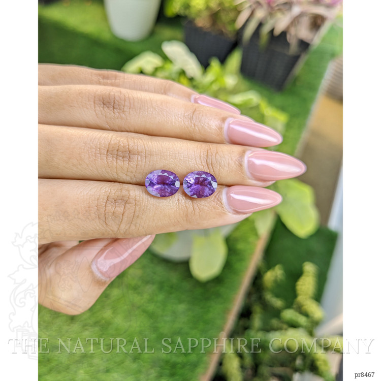 4.69 Ct.Tw. Amethyst Pair from Africa