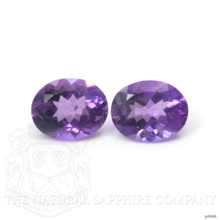 4.37 Ct.Tw. Amethyst Pair from Africa