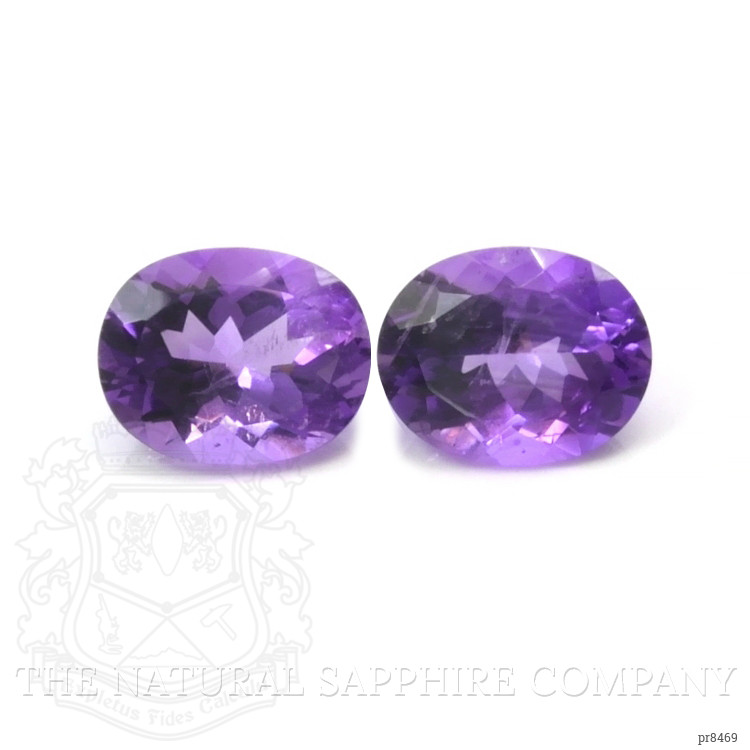 4.70 Ct.Tw. Amethyst Pair from Africa