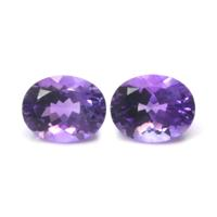4.94&nbsp;Ct.Tw.Total Carat Weight Amethyst Pair from Africa Video