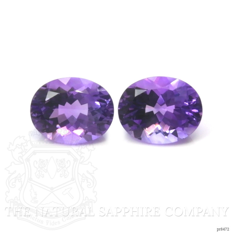 4.94 Ct.Tw. Amethyst Pair from Africa