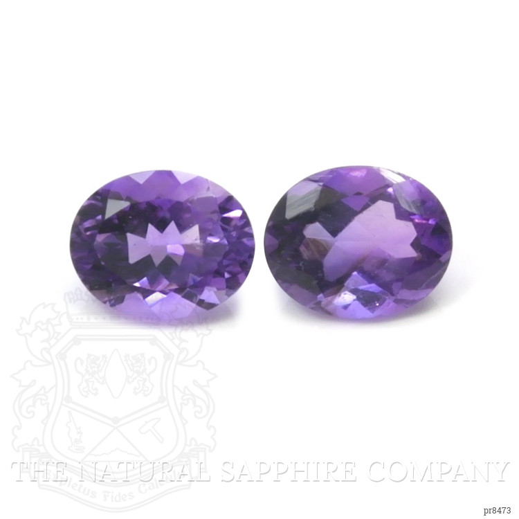 4.90 Ct.Tw. Amethyst Pair from Africa