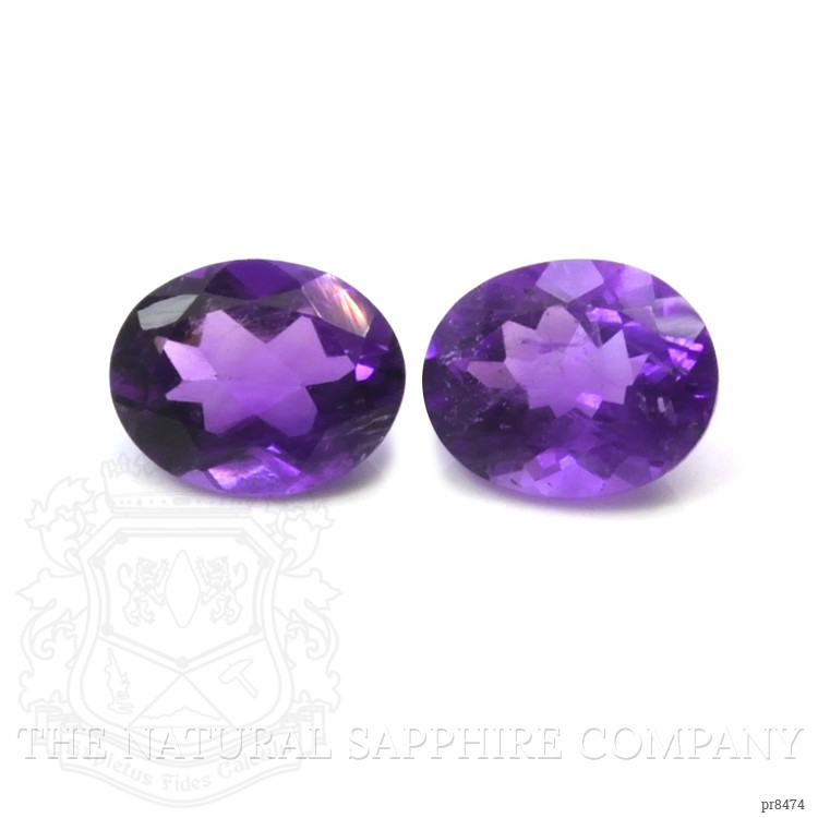4.56 Ct.Tw. Amethyst Pair from Africa