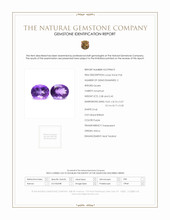 4.83 Ct.Tw.Total Carat Weight Amethyst Pair from Africa Scan Report