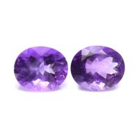 4.83&nbsp;Ct.Tw.Total Carat Weight Amethyst Pair from Africa Video