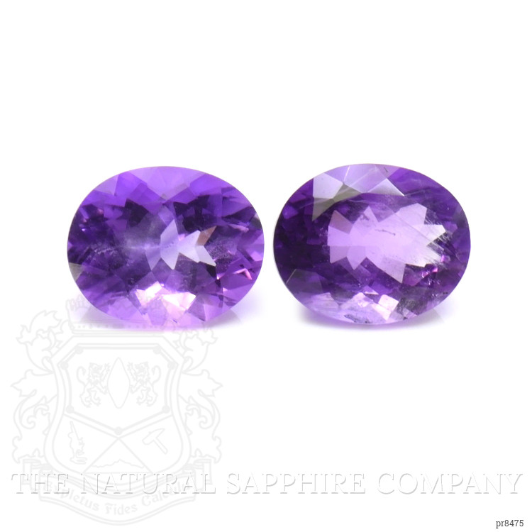 4.83 Ct.Tw. Amethyst Pair from Africa
