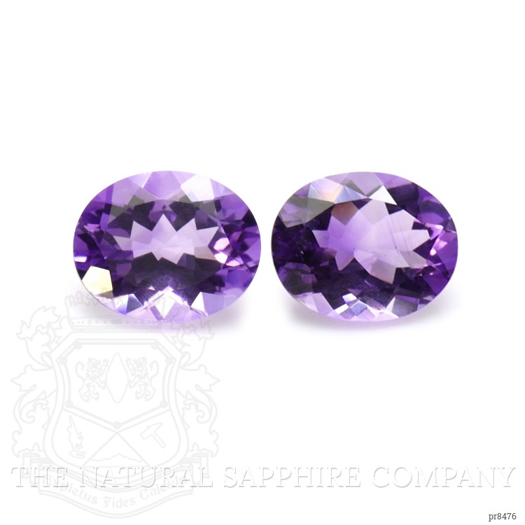 4.37 Ct.Tw. Amethyst Pair from Africa