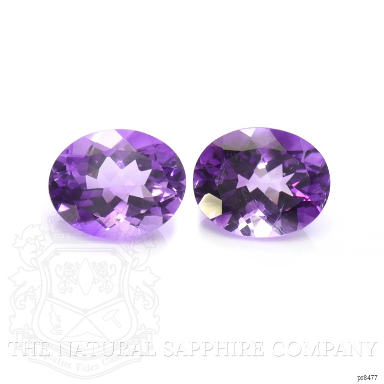 4.39 Ct.Tw. Amethyst Pair from Africa