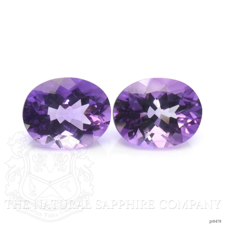 4.42 Ct.Tw. Amethyst Pair from Africa