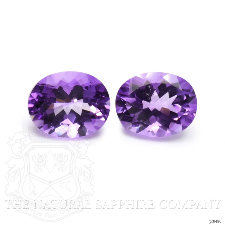 4.65 Ct.Tw. Amethyst Pair from Africa