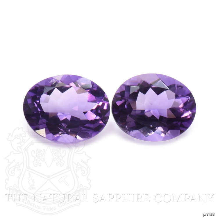 4.32 Ct.Tw. Amethyst Pair from Africa
