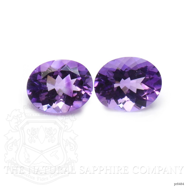 4.37 Ct.Tw. Amethyst Pair from Africa