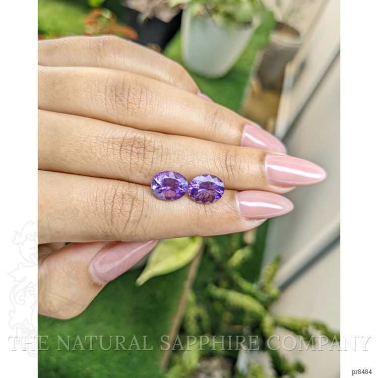 4.37 Ct.Tw. Amethyst Pair from Africa