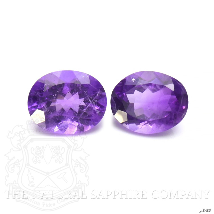 4.46 Ct.Tw. Amethyst Pair from Africa
