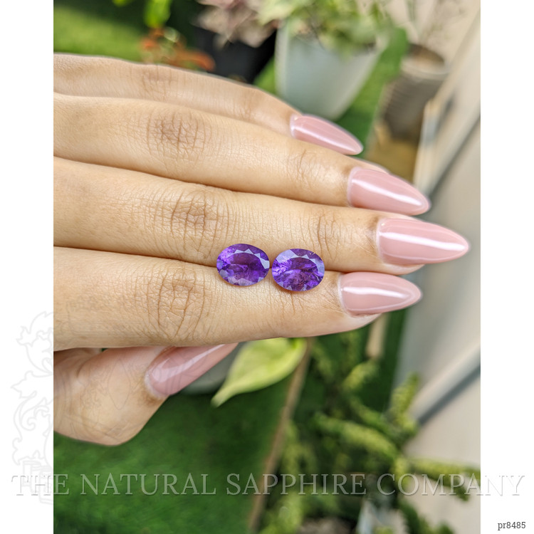 4.46 Ct.Tw. Amethyst Pair from Africa