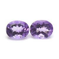 4.35&nbsp;Ct.Tw.Total Carat Weight Amethyst Pair from Africa Video