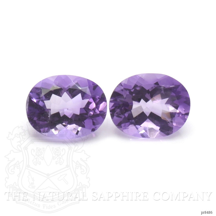 4.35 Ct.Tw. Amethyst Pair from Africa