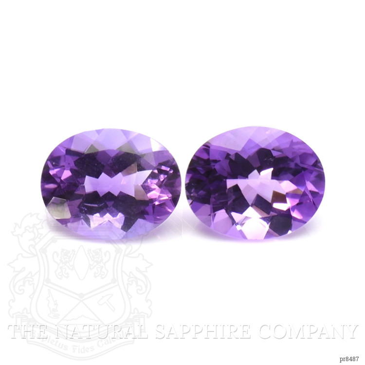 4.36 Ct.Tw. Amethyst Pair from Africa