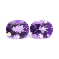 4.28&nbsp;Ct.Tw.Total Carat Weight Amethyst Pair from Africa Video