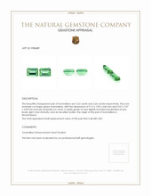 5.26 Ct.Tw.Total Carat Weight Tourmaline Pair from Mozambique Appraisal