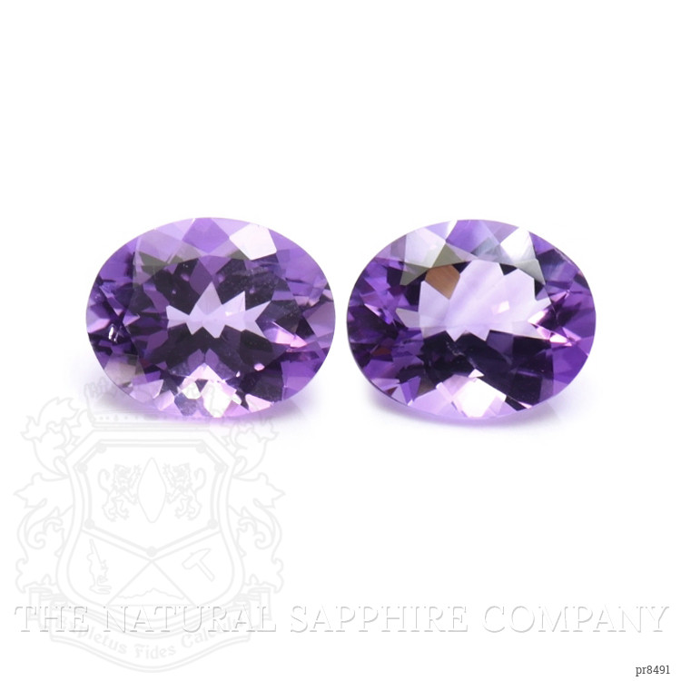 4.28 Ct.Tw. Amethyst Pair from Ceylon (Sri Lanka)
